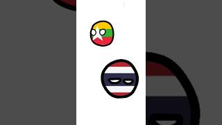 Oiiaoiia Myanmar Ball #Country #Countryballs #Thailand #Myanmar #Stickman44 #Meme