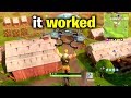 I Glitched Back To Season 1 - Fortnite