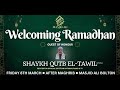 Masjid ali bolton live stream  welcoming ramadhan delivered by shaykh qutb eltawil