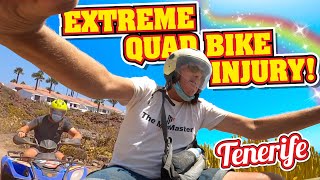 Tenerife - EXTREME Off Road Quad Bike INJURY! screenshot 1
