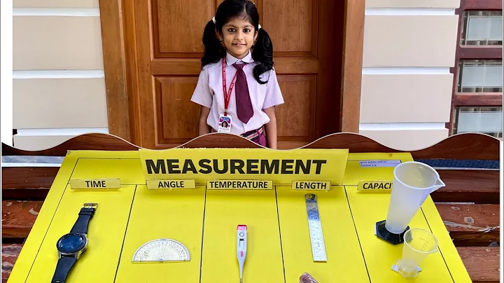 Math project on Measurement! Measuring Units Math Working model| Length Capacity Time math project |