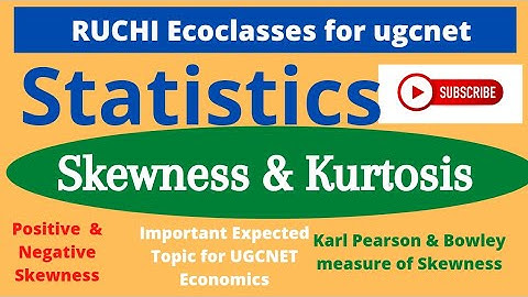 Skewness|Kurtosis|Karl Pearson-Bowley coefficient of Skewness|Statistics|Positive & Negative Skewed