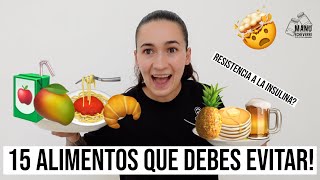 15 ALIMENTOS A EVITAR PARA REVERTIR LA RESISTENCIA A LA INSULINA | Manu Echeverri