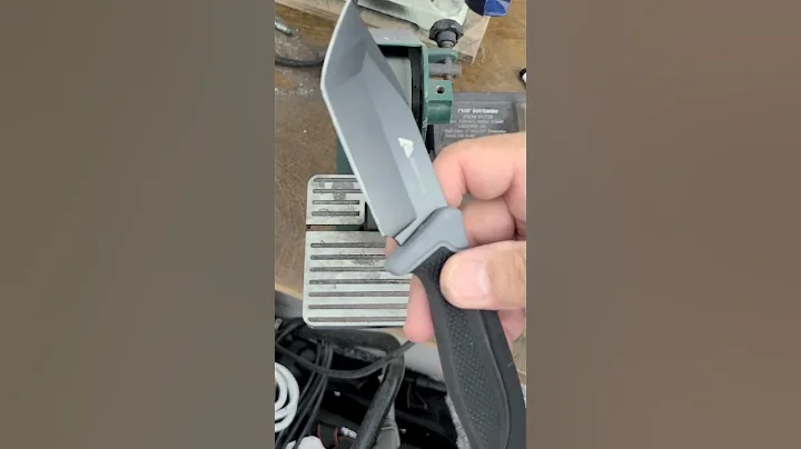 How to Sharpen a Knife on a Thing That ISN'T a Sharpener! 1x30 Belt Sander Harbor Freight $60 PART 1