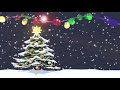 Christmas Zoom/Teams background with tree, snow & fairy lights