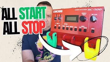 Boss RC-500: How to Make an All Start / All Stop Pedal