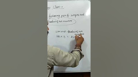 exercise 1.1 question no 2(i) part1 #mathsclass10th #maths #realnumbers #class10th #knowledge #cbse