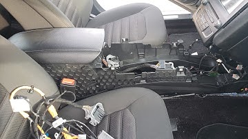 How to remove the center console on a 2017 ford fusion