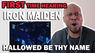 First Time Reaction To Iron Maiden- Hallowed Be Thy Name (Live)