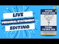 Pa school personal statement live editing with savanna perry