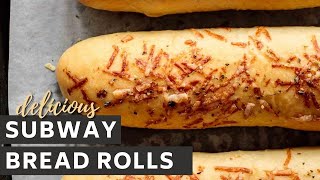 How to make Subway Bread Rolls (Copycat Recipe, Plain + Italian herbs)