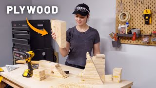 Using Scrap Wood to create Contemporary Vases