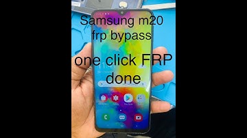 Samsung M20 FRP removd one click done Click Frp Bypass New Trick 2023 With Pc Reset Google Lock 100%
