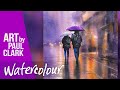 How to Paint a Rainy Street Scene in Watercolour