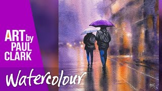 How to Paint a Rainy Street Scene in Watercolour