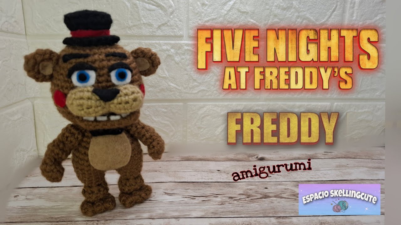 Freddy Five Nights at Freddy's amigurumi tejido a crochet | fnaf Freddy ...