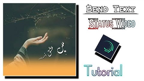 How to create bend text status in alight motion alight motion text effect technical afshan pro app