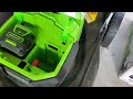 My Greenworks all battery Lawnmower and Bush Hedger 40 volt models review! Great Products