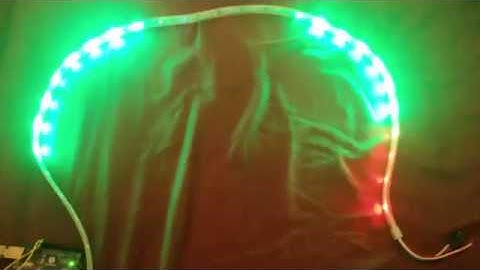 LED Strip lights WS2812B 5050 on Arduino - PololuLedStrip library example