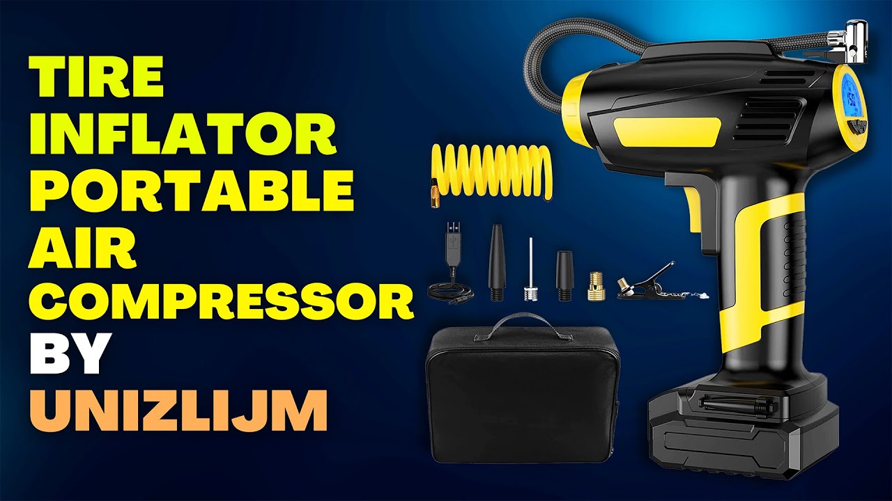  MUMUJJ Air Compressor Tire Inflator, Portable 12V Auto