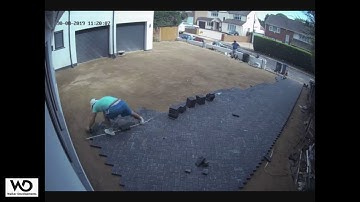 Driveway Block Paving Timelapse