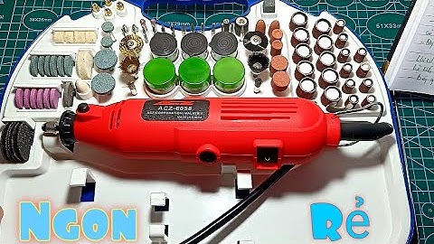 Máy cắt mài ACZ 100 phụ kiện