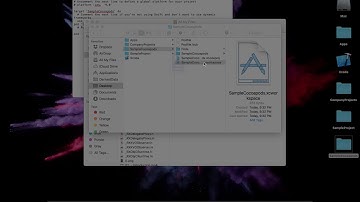 How to Install the Cocoa pods in Your Project Xcode ios