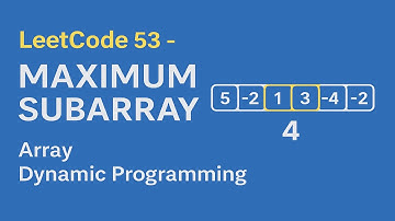 📈 Leetcode 53 - Maximum Subarray | Kadane’s Algorithm Explained | FAANG Interview Prep