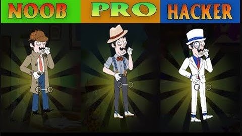 NOOB vs PRO vs HACKER - Clue Hunter lv1-lv13