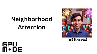 Lecture 65: Neighborhood Attention
