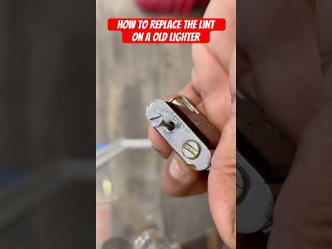 How To Replace The Flint On Vintage Lighters Step By Step Part1