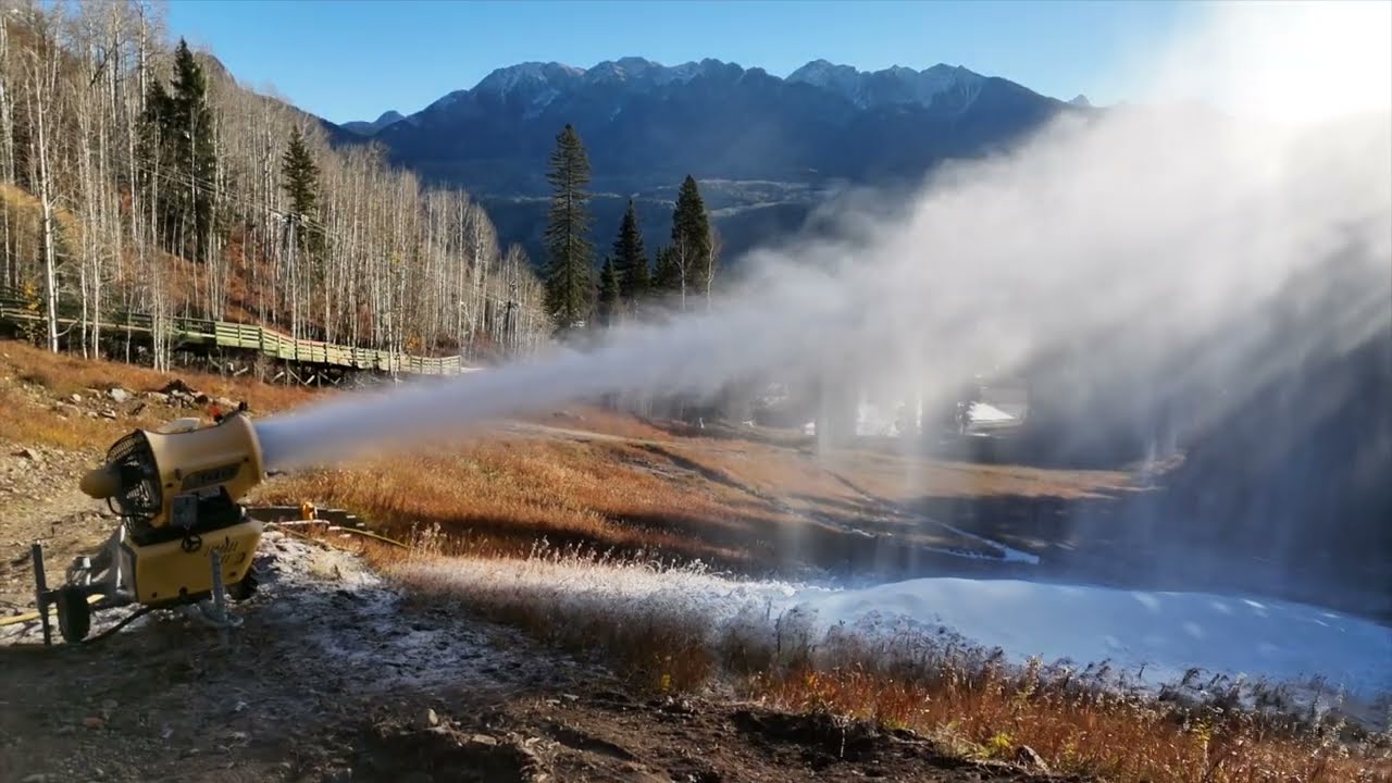 Cooler temperatures allow for snowmaking at Purgatory Resort