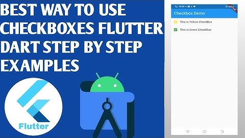Checkboxes | How to use CheckBox in flutter | CheckBox flutter | Check Box in flutter | #7