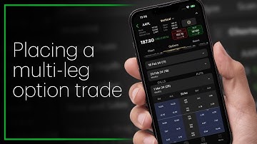 Placing a multi-leg option trade in TD Active Trader mobile