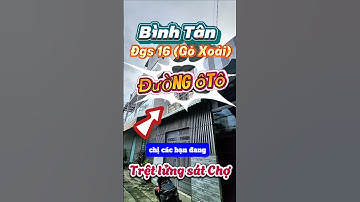 Bán Nhà ngay mặt tiền Đường Số 16 (Gò Xoài Lê Văn Quới) Bình Tân (4x8m) Sát Chợ kế Tân Phú / Hẻm Ôtô
