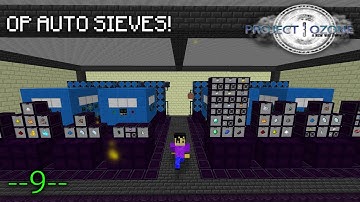 Project Ozone 3 Mythic Mode EP9 - Super Sieving Setup and Mystical Agriculture