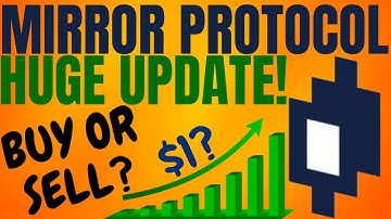 MIRROR PROTOCOL MAJOR PRICE UPDATE! MIRROR PROTOCOL PRICE PREDICTION! MIR CRYPTO FORECAST 2022!