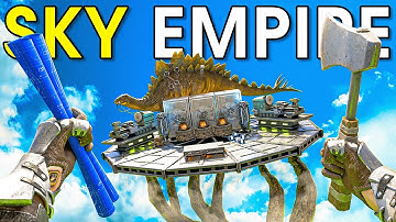 I Built The Greatest Solo Sky Empire In ARK