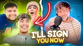 Singer Impresses Record Label Executives (Omegle Singing Reactions)