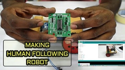 HOW TO MAKE HUMAN FOLLOW ROBOT|Arduino Robots