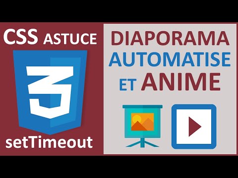 Diaporama automatisé d'images en CSS et Javascript