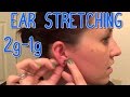 Ear Stretching First Time 2G to 1G 📍 How To With Kristin