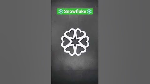 ❄️✨️How to make a snowflake✨️❄️#origami #origamieasy #shorts #virlshorts #youtubeshorts #snowflakes