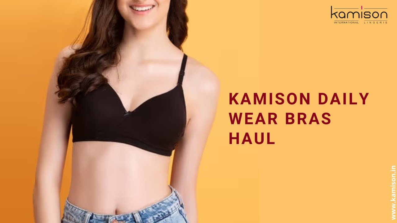 Kamison Daily wear Bras Haul + Try On Review#kamison.in#bra 