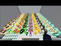 Too Much ALL NEW Incredibox Sprunki OC Nextbots in EXTREME PARKOUR ROLLER COASTER Minecraft PE Mod