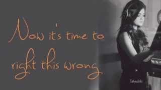 Video thumbnail of "Lucy Hale - Goodbye Gone (Lyrics) live version"