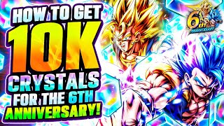 How To Get 24,000 CHRONO CRYSTALS For Dragon Ball Legends 6TH YEAR ANNIVERSARY!!! NEW RECORD!!! screenshot 4