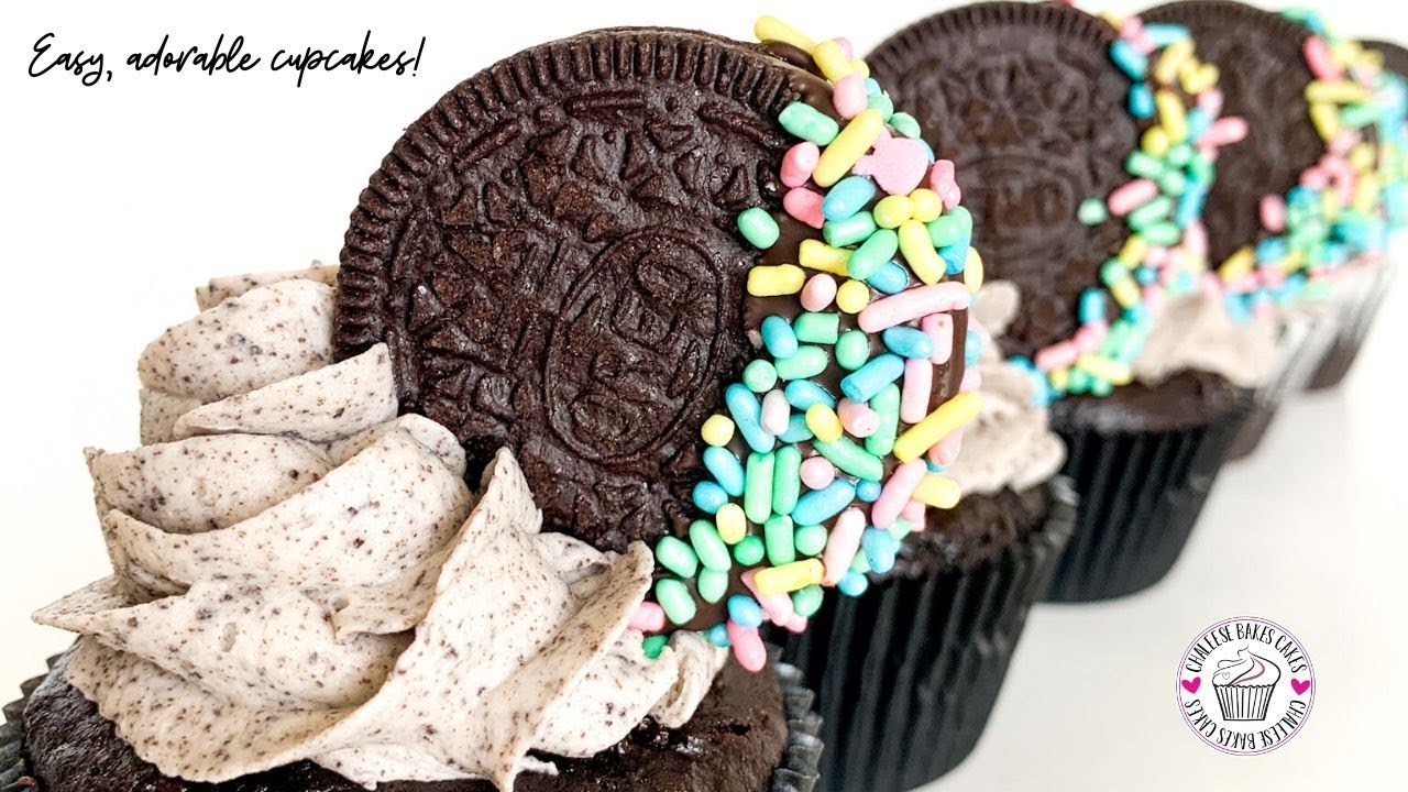 Oreo Cupcakes - Sprinkle Bakes