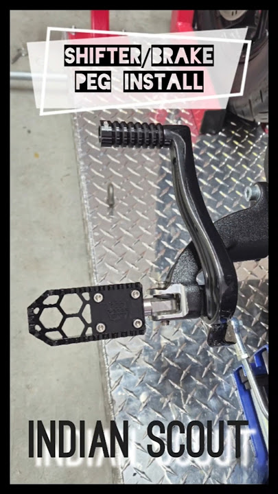 Changing out your stock Shifter or Brake Peg on #ISB #Installvideo #Indian #Motorcycle