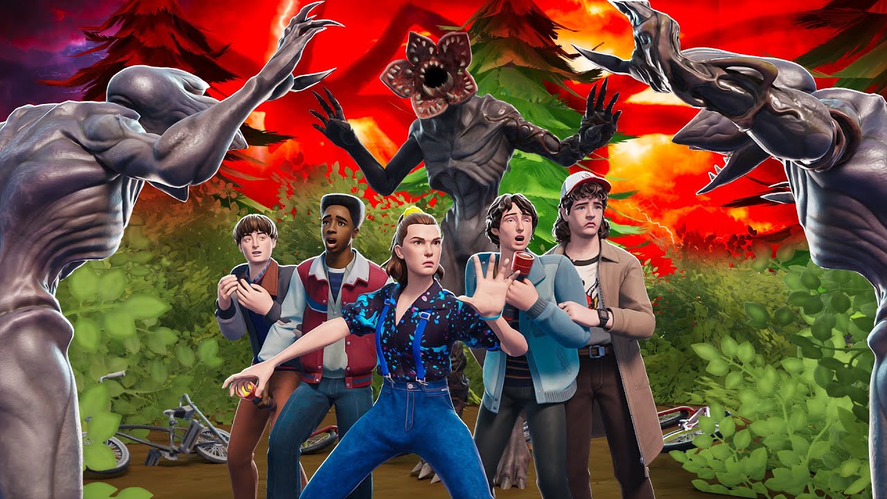 Ролевая игра в Fortnite по мотивам сериала «Очень странные дела» (2 сезон) (фильм по мотивам Fort...